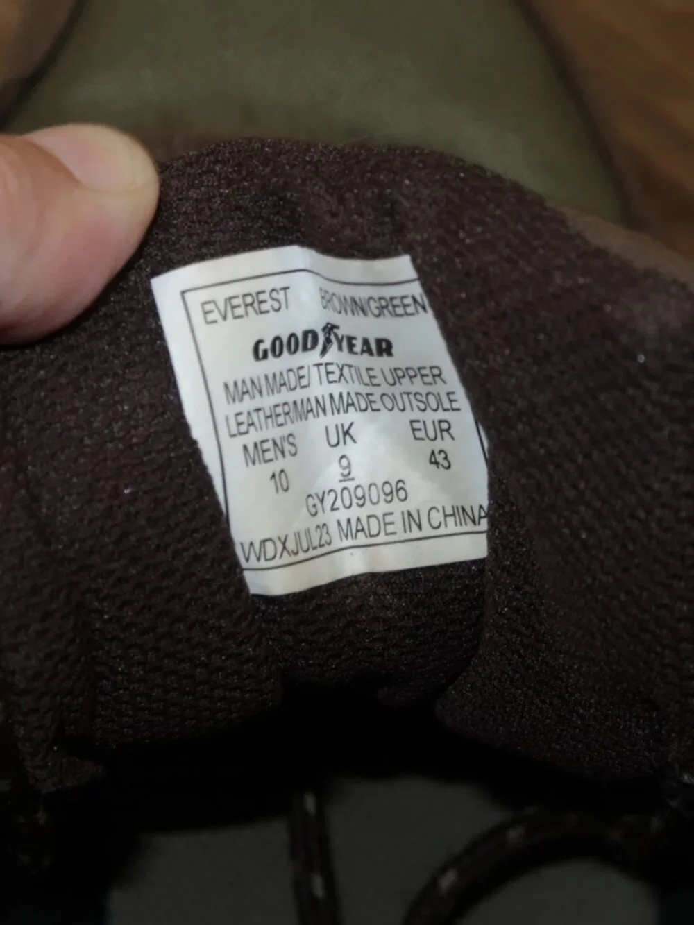 Goodyear everest boots